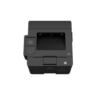 Impresora compacta elegante ergonómica con tapas negras y detalles en blanco con botones y pantalla LCD intuitiva y fácil de usar de escritorio bonita y de alta calidad
